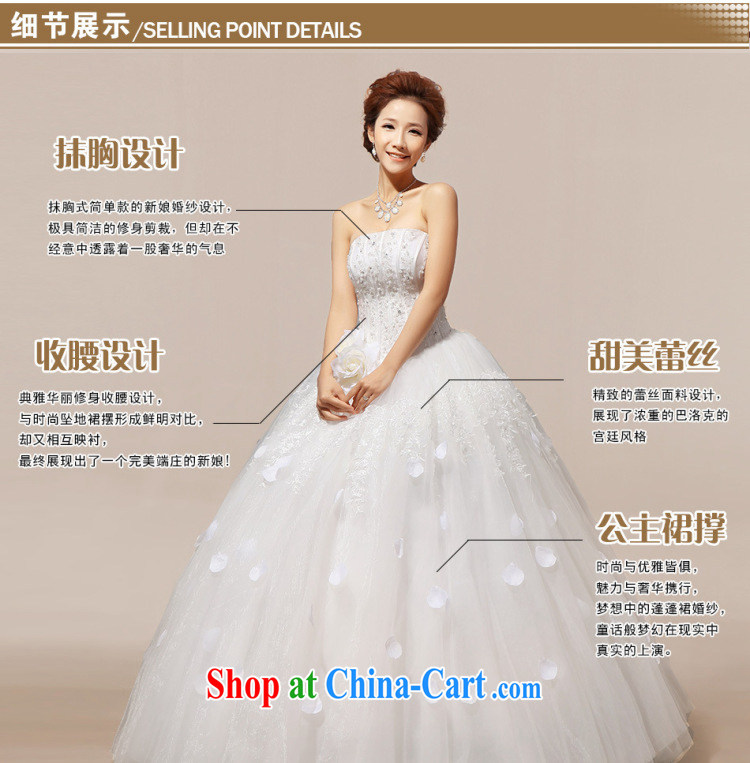 Optimize Hung-2014, new spring and summer Korean version Mary Magdalene chest strap with wood drill bridal wedding dresses XS 7037 m White XL pictures, price, brand platters! Elections are good character, the national distribution, so why buy now enjoy more preferential! Health