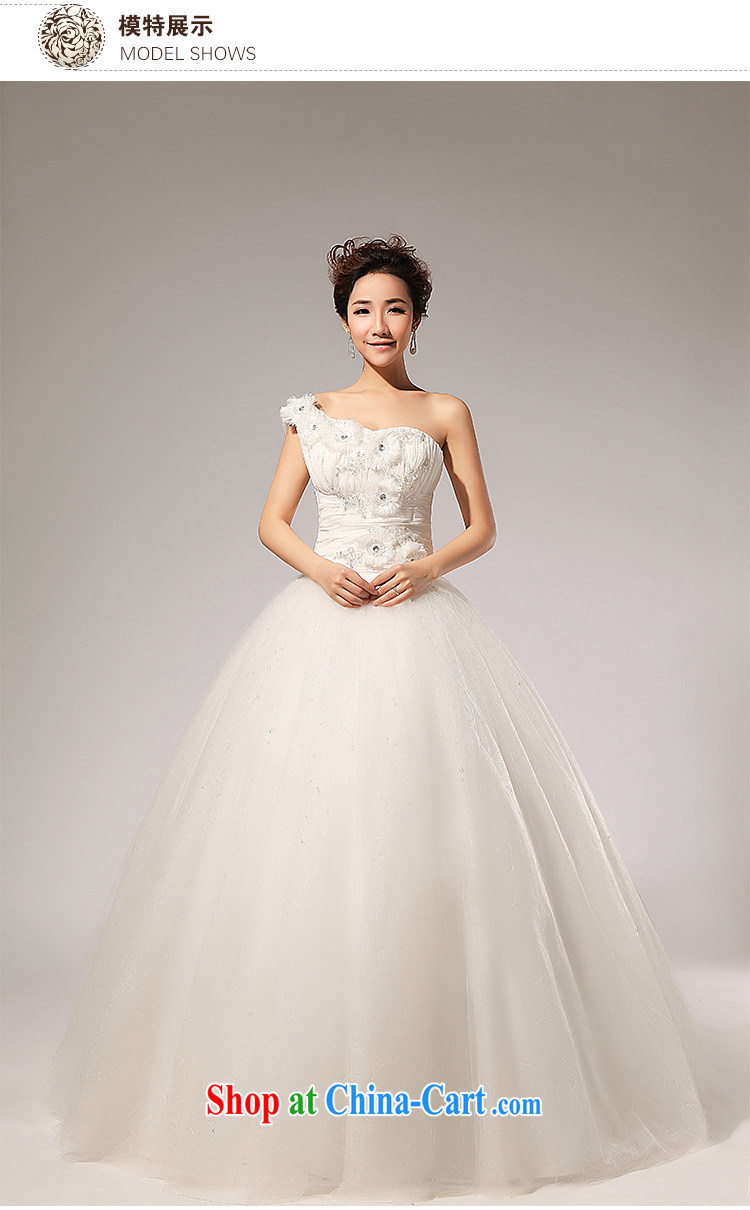 Optimize video new single shoulder strap manually take Korean wedding dresses XS 7169 m White S pictures, price, brand platters! Elections are good character, the national distribution, so why buy now enjoy more preferential! Health