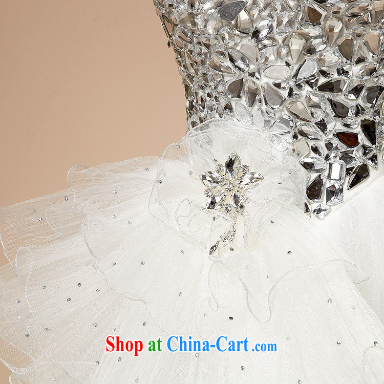 Optimize Hung-wedding dresses 2014 new sweet shoulders V collar wedding water drilling on drilling bridal wedding with wedding dresses XS 7167 m White XXL pictures, price, brand platters! Elections are good character, the national distribution, so why buy now enjoy more preferential! Health