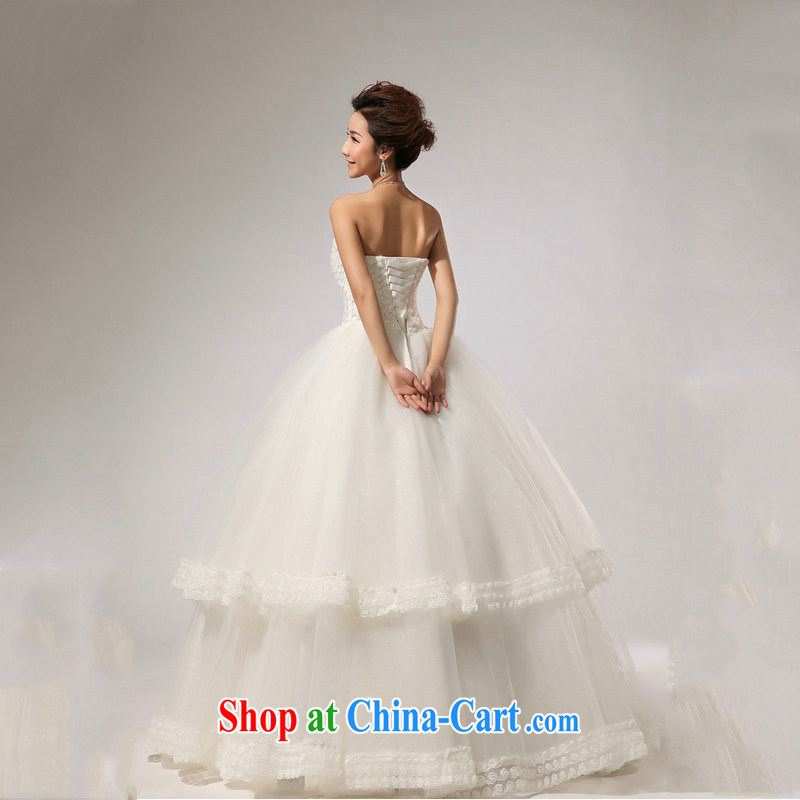Optimize Hung-new, wipe the chest skirts the hotel concierge bridal wedding dresses XS 7165 m White XXL, optimize, and shopping on the Internet