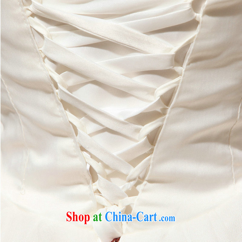 Optimize video Bridal Fashion wedding dresses bare chest graphics thin larger Korean lace Princess wedding XS 7164 m White XXL, optimize, and shopping on the Internet