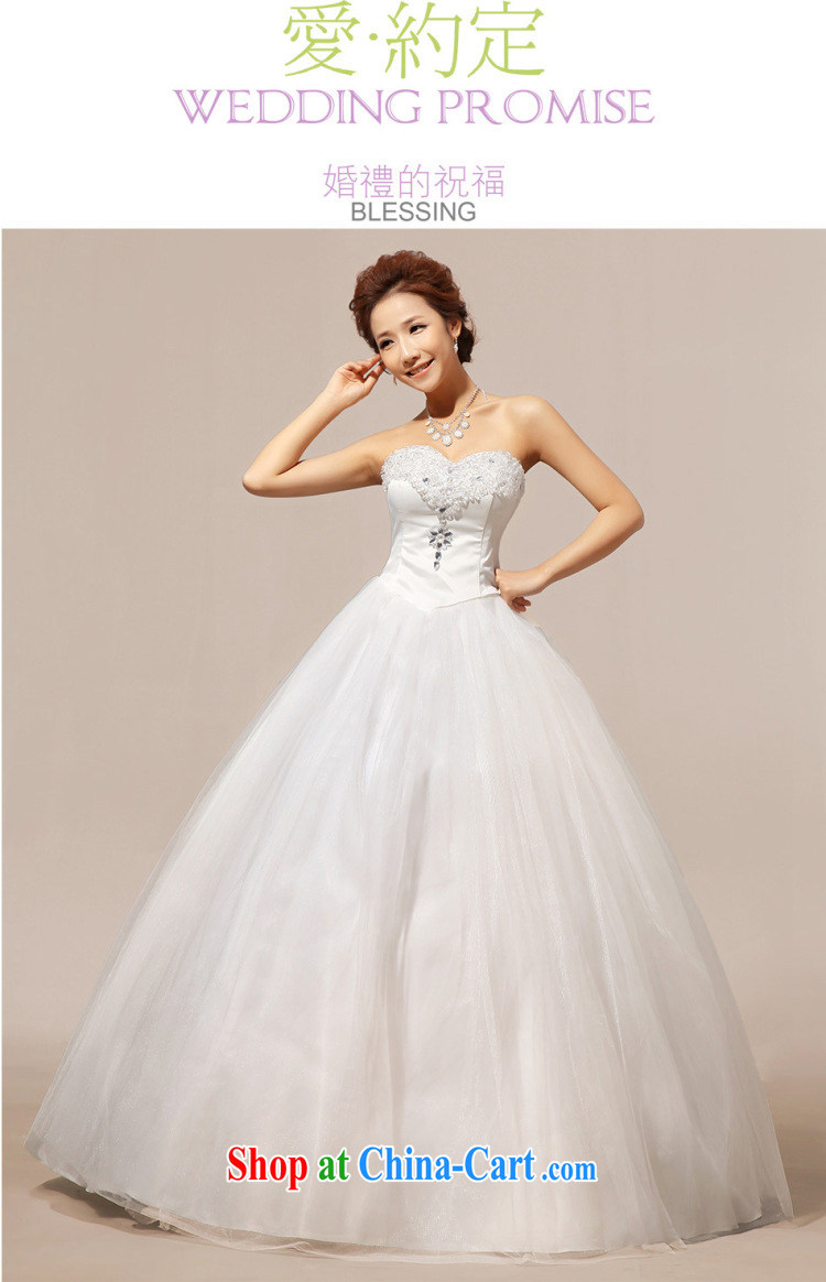 Optimize video Bridal Fashion wedding dresses bare chest graphics thin larger Korean lace Princess wedding XS 7164 m White XXL pictures, price, brand platters! Elections are good character, the national distribution, so why buy now enjoy more preferential! Health