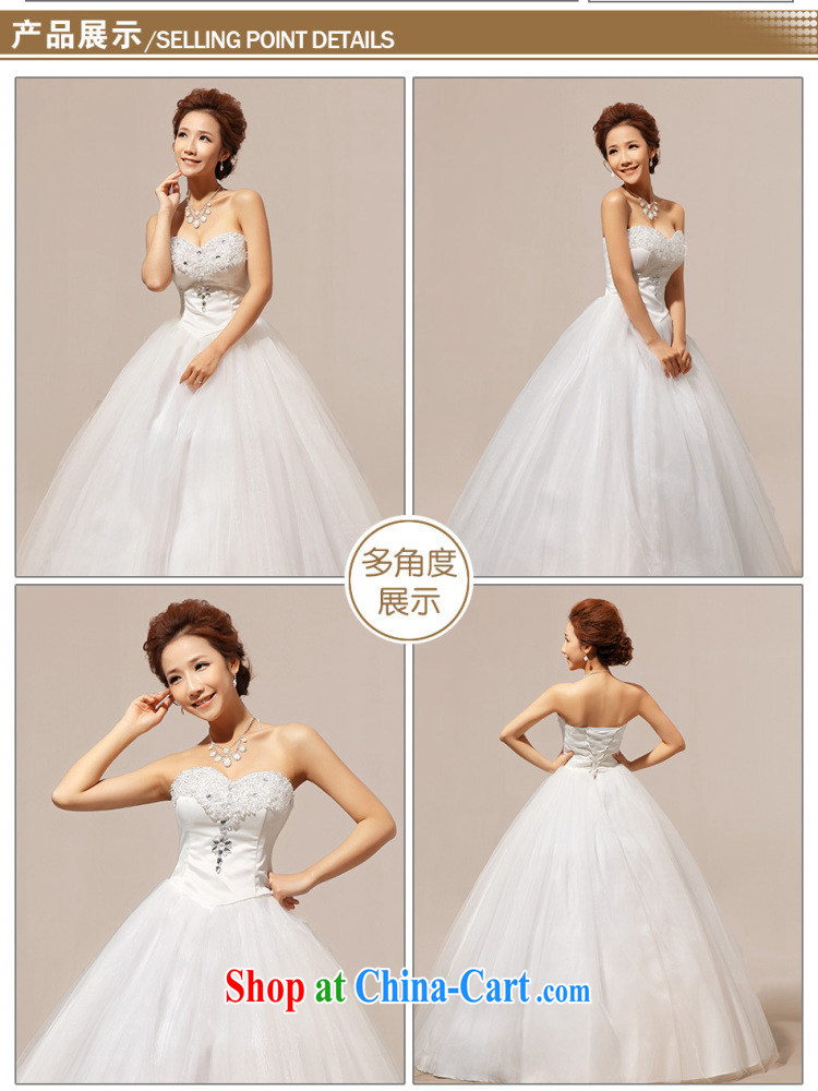 Optimize video Bridal Fashion wedding dresses bare chest graphics thin larger Korean lace Princess wedding XS 7164 m White XXL pictures, price, brand platters! Elections are good character, the national distribution, so why buy now enjoy more preferential! Health