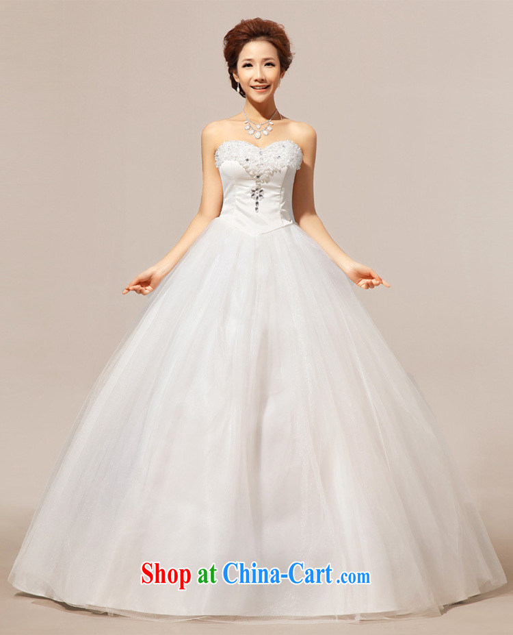 Optimize video Bridal Fashion wedding dresses bare chest graphics thin larger Korean lace Princess wedding XS 7164 m White XXL pictures, price, brand platters! Elections are good character, the national distribution, so why buy now enjoy more preferential! Health