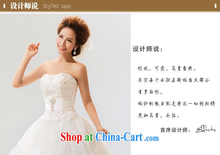 Optimize Hung-wedding dresses 2014 new lace straps Princess shaggy dress strap sweet marriages XS 7111 m White M pictures, price, brand platters! Elections are good character, the national distribution, so why buy now enjoy more preferential! Health
