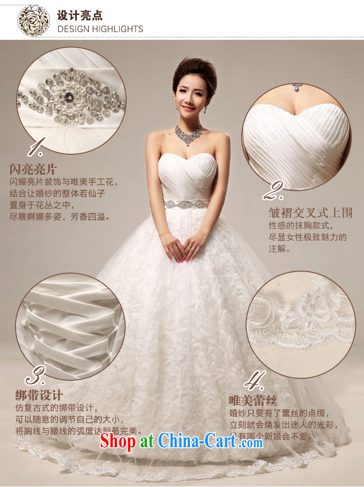 Optimize-summer 2015 Korean sweet shaggy wedding dresses package shoulder lace with wedding XS 7105 m White S pictures, price, brand platters! Elections are good character, the national distribution, so why buy now enjoy more preferential! Health