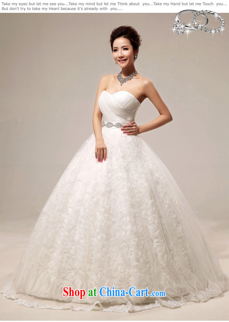 Optimize-summer 2015 Korean sweet shaggy wedding dresses package shoulder lace with wedding XS 7105 m White S pictures, price, brand platters! Elections are good character, the national distribution, so why buy now enjoy more preferential! Health