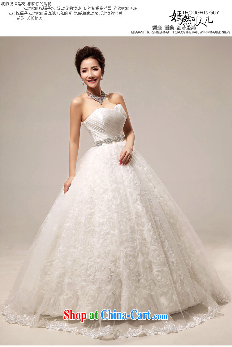 Optimize-summer 2015 Korean sweet shaggy wedding dresses package shoulder lace with wedding XS 7105 m White S pictures, price, brand platters! Elections are good character, the national distribution, so why buy now enjoy more preferential! Health