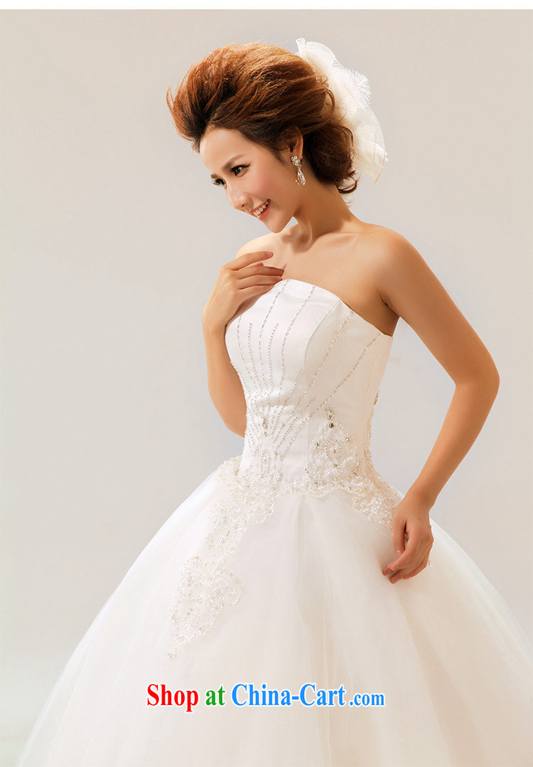 Optimize Hung-wedding dresses new 2014 spring and summer fashion marriages Korean wiped his chest strap with wood drill large code female XS 7086 m White S pictures, price, brand platters! Elections are good character, the national distribution, so why buy now enjoy more preferential! Health