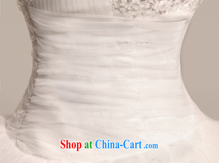 Optimize video sexy sweet wipe out chest graphics build a waist Korean pure white large skirt with wedding XS 7076 white XXL pictures, price, brand platters! Elections are good character, the national distribution, so why buy now enjoy more preferential! Health