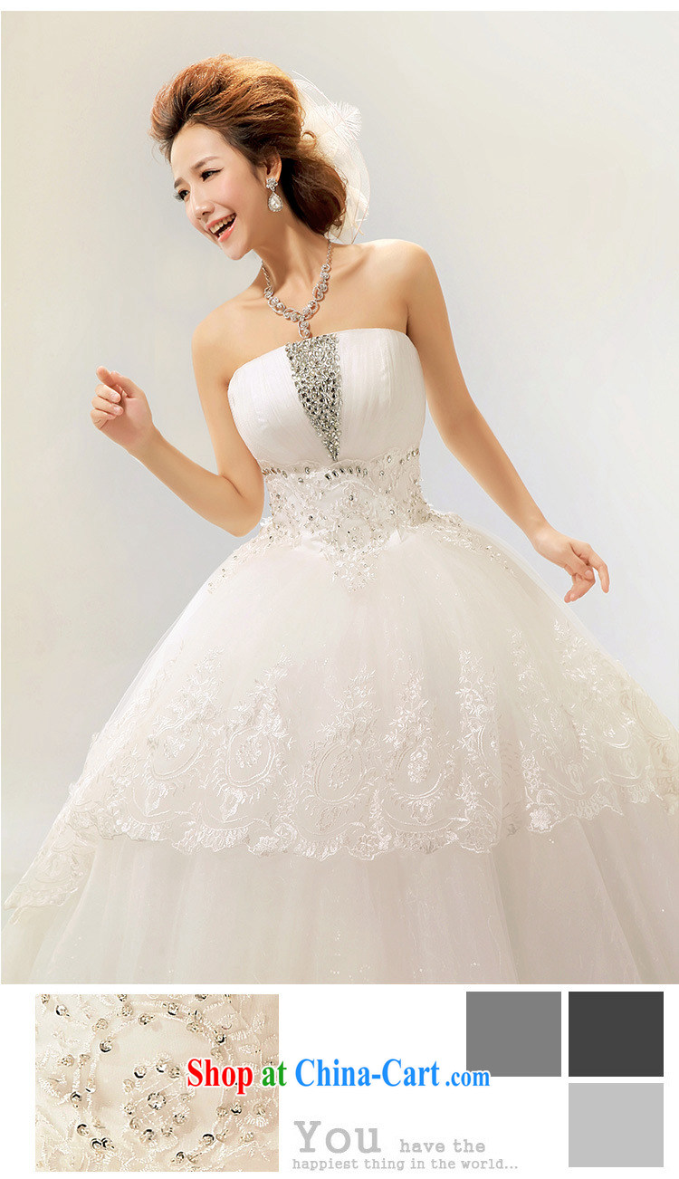 Optimize Hung-Princess bride 2014 new Korean version wiped chest luxury lace, waist straps wedding dresses XS 7082 m White XXL pictures, price, brand platters! Elections are good character, the national distribution, so why buy now enjoy more preferential! Health