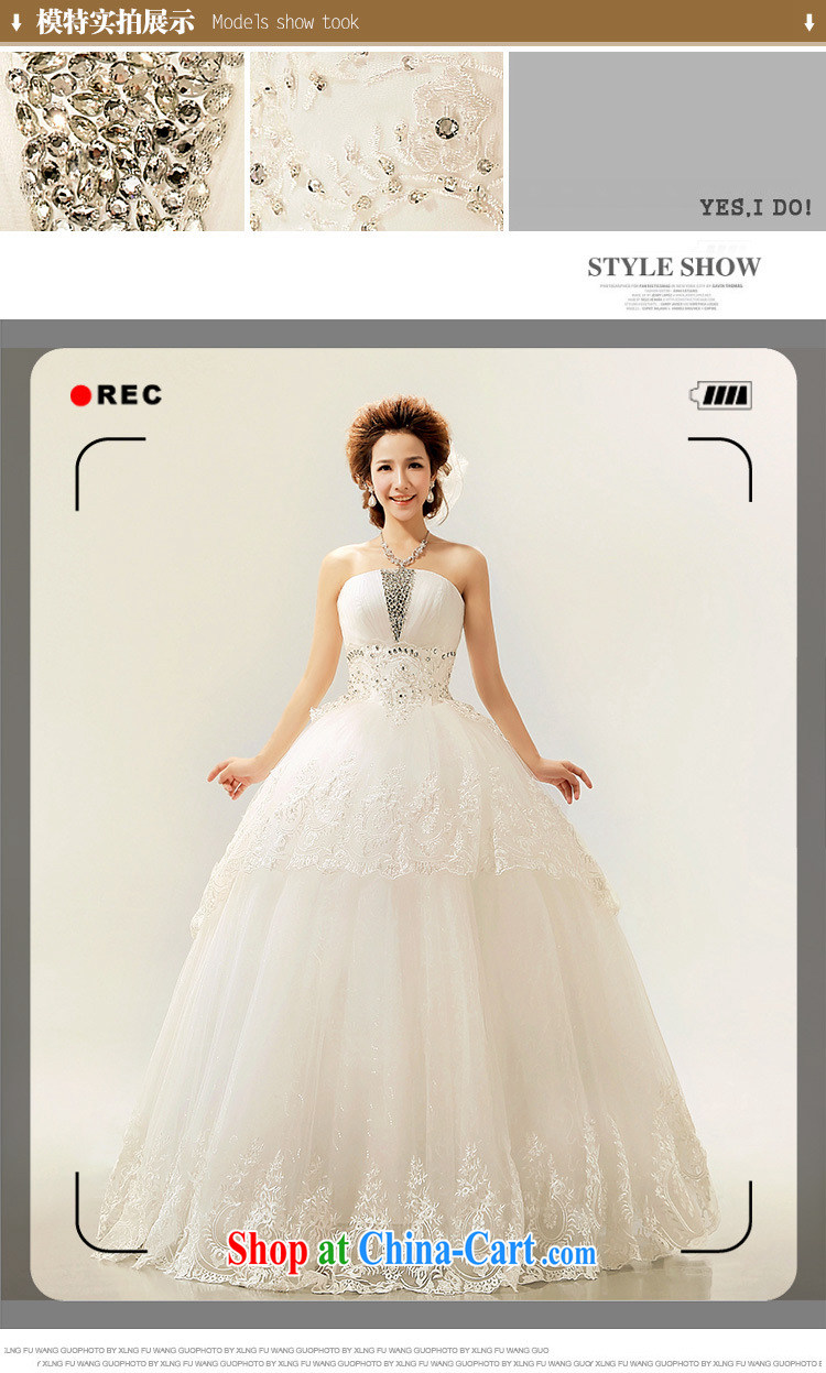 Optimize Hung-Princess bride 2014 new Korean version wiped chest luxury lace, waist straps wedding dresses XS 7082 m White XXL pictures, price, brand platters! Elections are good character, the national distribution, so why buy now enjoy more preferential! Health