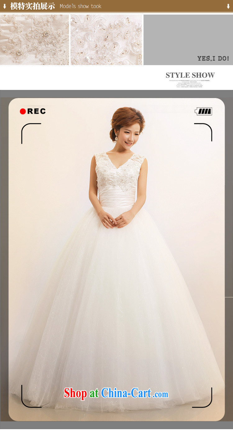 Optimize Hung-Korean video thin shoulders wedding tie lace a Field shoulder with bridal wedding dress XS 7088 m White S pictures, price, brand platters! Elections are good character, the national distribution, so why buy now enjoy more preferential! Health