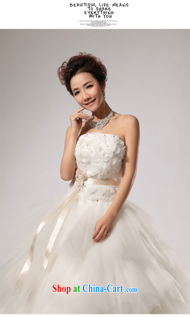 Optimize Hung-wedding dresses new 2014 spring and summer fashion marriages Korean wiped his chest strap with wood drill large code female XS 7087 m White XXL pictures, price, brand platters! Elections are good character, the national distribution, so why buy now enjoy more preferential! Health