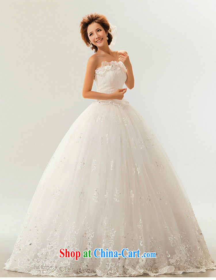 Optimize video wedding dresses new 2014 summer Korean bridal white beauty with parquet drill wiped her chest XS 7091 M white XXL pictures, price, brand platters! Elections are good character, the national distribution, so why buy now enjoy more preferential! Health