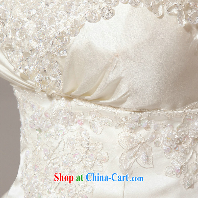 Optimize Hung-new Korean Princess style with bare chest shaggy wedding dresses XS 7099 m White XXL, optimize, and shopping on the Internet