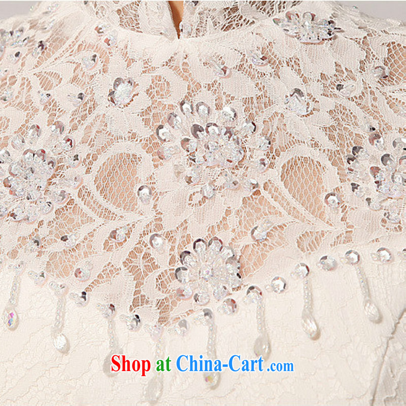 Optimize Philip Wong Yu-hong 20,151 field shoulder crowsfoot wedding beauty lace tail graphics thin-waist XS 7095 m White XXL, optimize, and shopping on the Internet