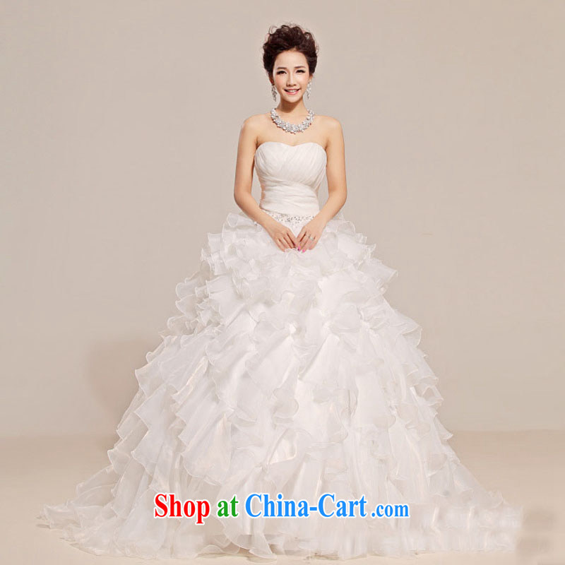 Optimize video sexy bare chest lace dress crowsfoot cultivating the root yarn shaggy dress wedding XS 7097 white S