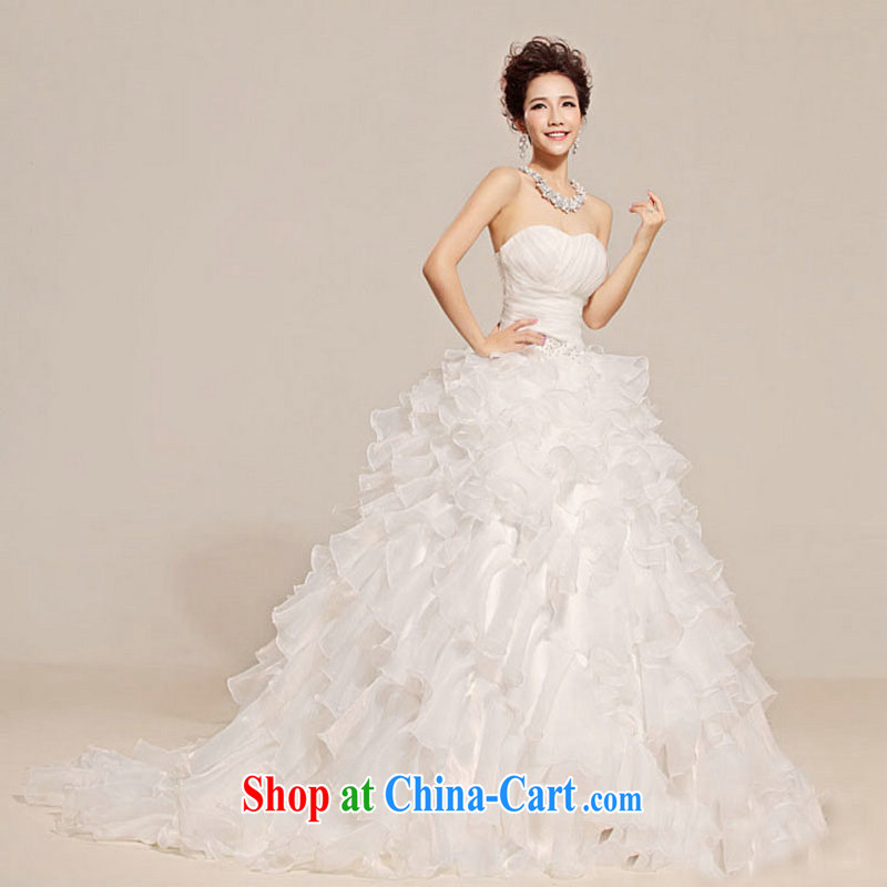 Optimize Hong sexy bare chest lace dress at Merlion cultivating the root yarn shaggy dress wedding XS 7097 white S, optimize, and shopping on the Internet