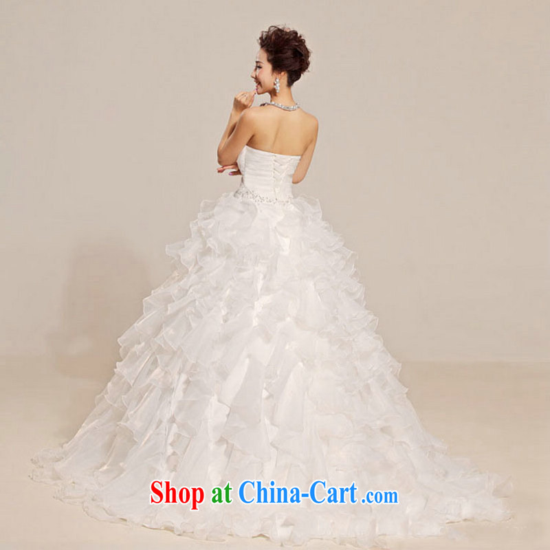 Optimize Hong sexy bare chest lace dress at Merlion cultivating the root yarn shaggy dress wedding XS 7097 white S, optimize, and shopping on the Internet