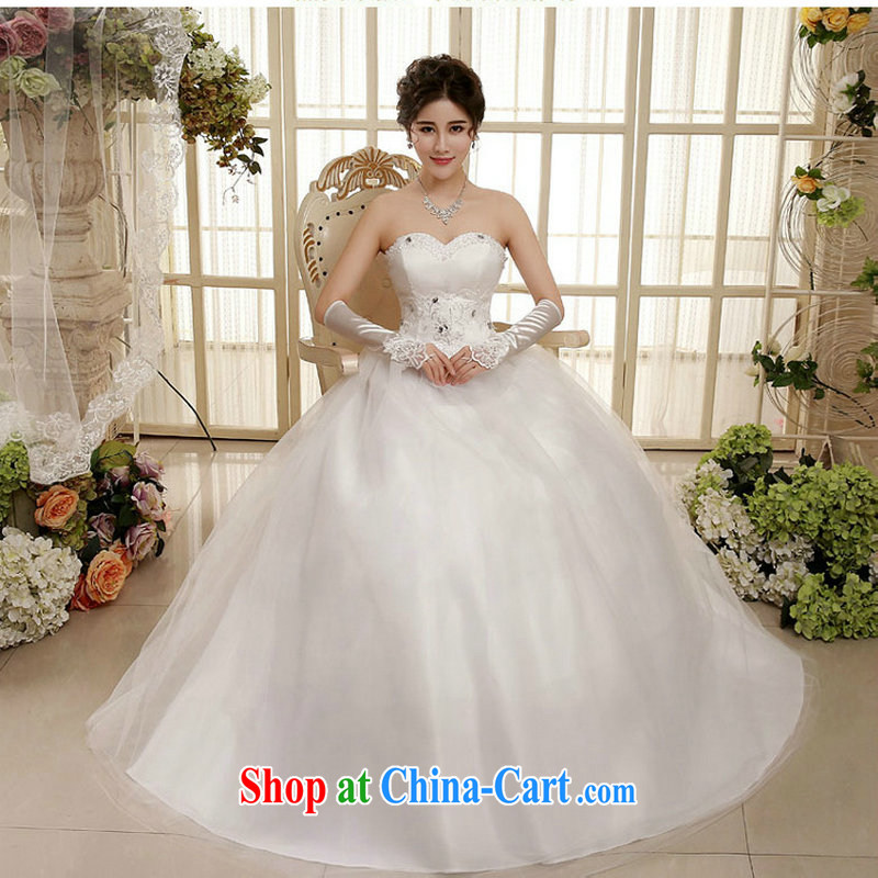 Optimize video 2015 new wedding dresses wiped his chest to new marriages graphics thin Princess shaggy skirts XS 7098 photo color XXL, optimize, and shopping on the Internet