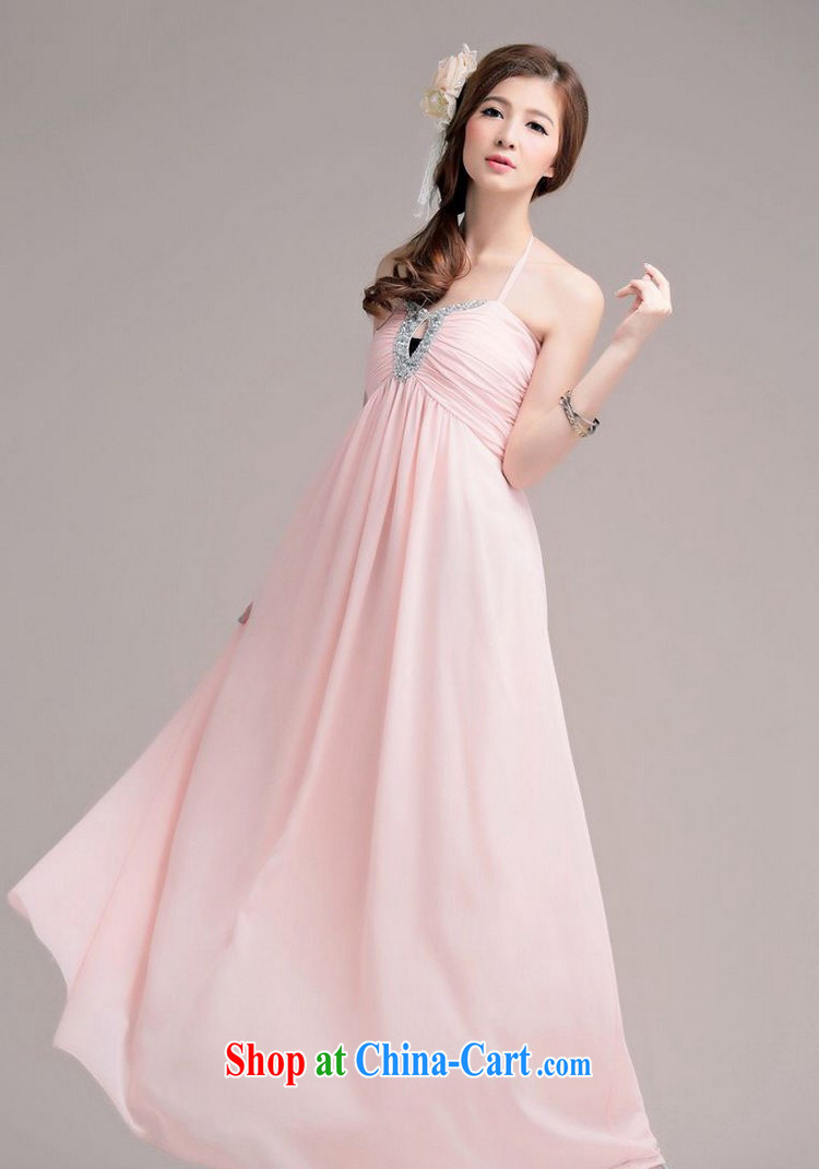 The Parting long marriage banquet toast snow woven dress 2015 Korean moderator stage wedding nails Pearl straps graphics thin dress dress 4874 pink XL code pictures, price, brand platters! Elections are good character, the national distribution, so why buy now enjoy more preferential! Health