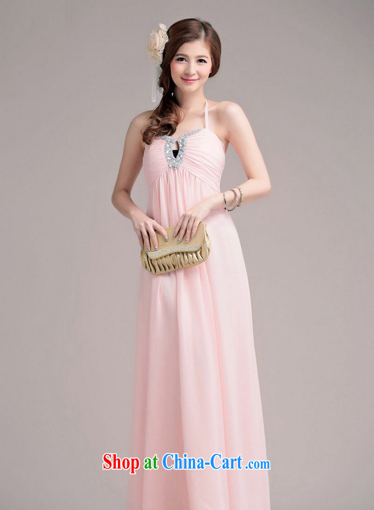 The Parting long marriage banquet toast snow woven dress 2015 Korean moderator stage wedding nails Pearl straps graphics thin dress dress 4874 pink XL code pictures, price, brand platters! Elections are good character, the national distribution, so why buy now enjoy more preferential! Health