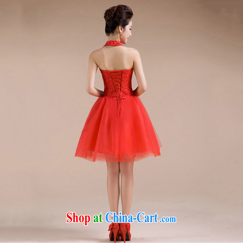 Optimize Hung-New-language also empty pattern, decorated with exposed back and elegant sense of small dress XS 7136 red XXL, optimize, and shopping on the Internet