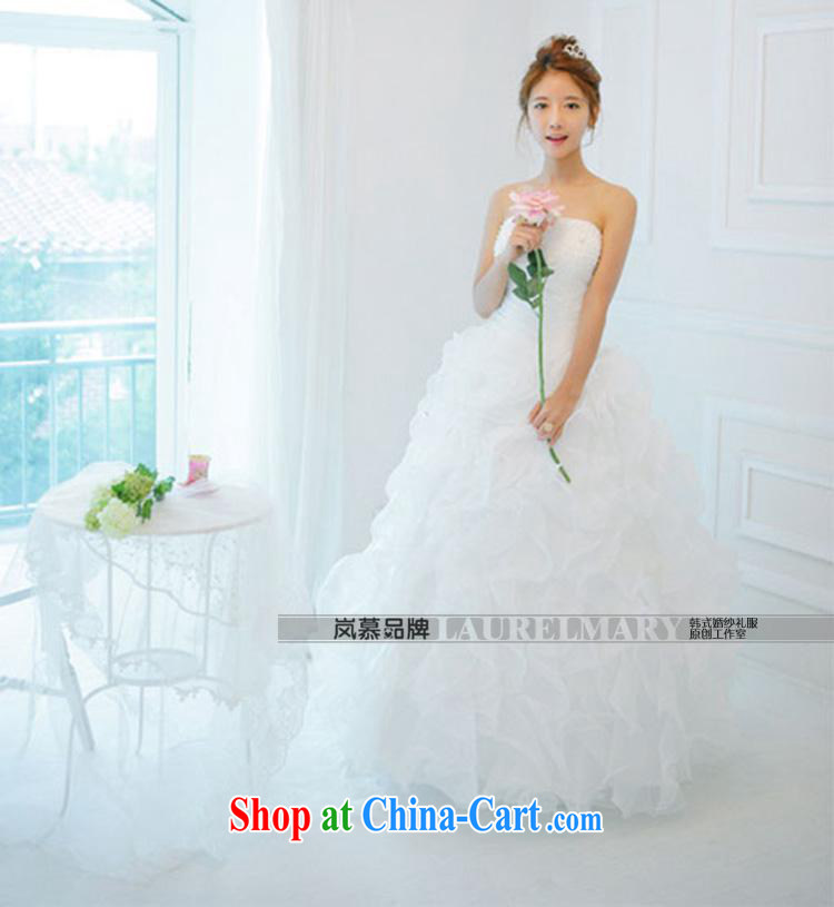 LAURELMARY sponsors the 2015 new Korean lovely Princess dress shaggy dress small winding-up wedding dresses white Custom size (please contact Customer Service) pictures, price, brand platters! Elections are good character, the national distribution, so why buy now enjoy more preferential! Health