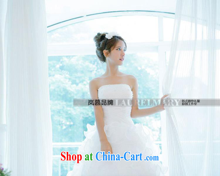LAURELMARY sponsors the 2015 new Korean lovely Princess dress shaggy dress small winding-up wedding dresses white Custom size (please contact Customer Service) pictures, price, brand platters! Elections are good character, the national distribution, so why buy now enjoy more preferential! Health