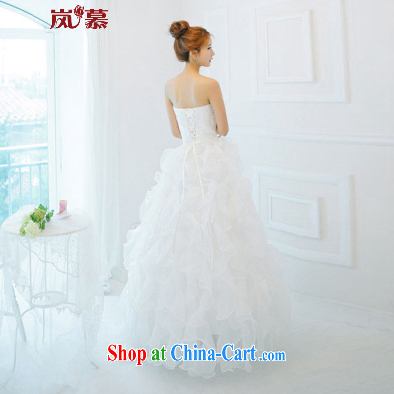 LAURELMARY sponsors the 2015 new Korean lovely Princess dress shaggy dress small winding-up wedding dresses white Custom size (please contact customer service, proposals, and shopping on the Internet