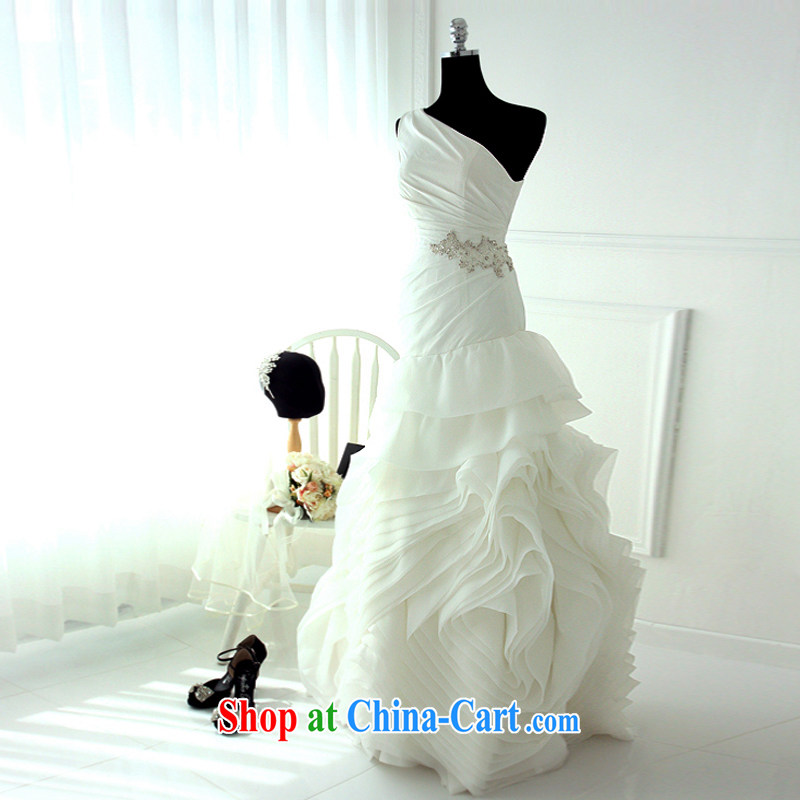 LAURELMARY sponsors the 2015 new Wang Pico design style beauty in Europe and America, with soft ice woven roses wedding white Custom size (please contact customer service, sponsors, and shopping on the Internet