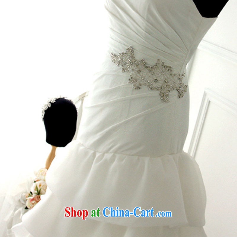 LAURELMARY sponsors the 2015 new Wang Pico design style beauty in Europe and America, with soft ice woven roses wedding white Custom size (please contact customer service, sponsors, and shopping on the Internet