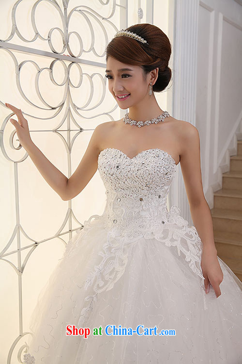 There is a bride spring 2015 new Korean Korean style elegant Korean sweet Princess tail wedding dresses White made pictures, price, brand platters! Elections are good character, the national distribution, so why buy now enjoy more preferential! Health
