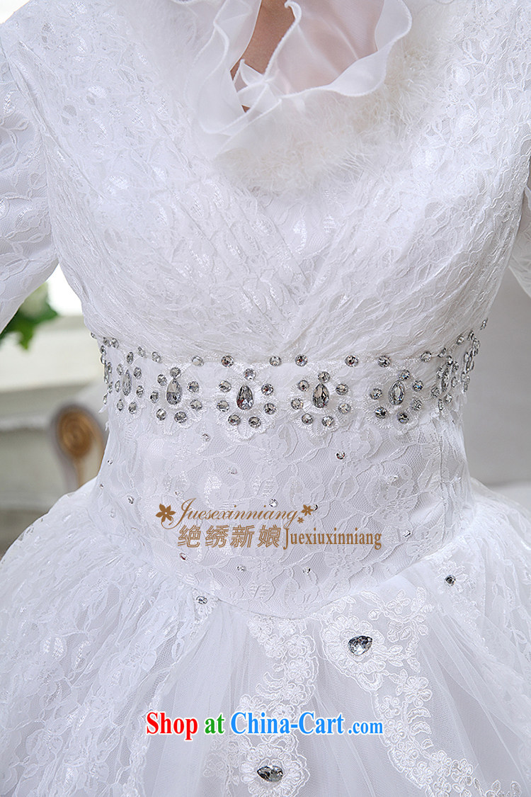 There is embroidery bridal 2015 new winter winter clothes new Korean long-sleeved wool collar thick winter cotton wedding White made pictures, price, brand platters! Elections are good character, the national distribution, so why buy now enjoy more preferential! Health