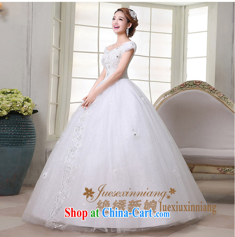 There is embroidery bridal winter Korean dress 2015 new Princess shaggy skirt the field shoulder wedding White made final pictures, price, brand platters! Elections are good character, the national distribution, so why buy now enjoy more preferential! Health