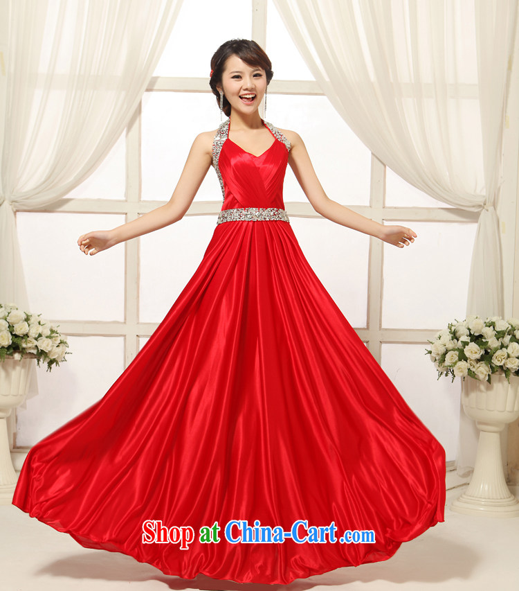 Elegant red is also staple Pearl, long, large bridal wedding dress toast service banquet dress red XXL pictures, price, brand platters! Elections are good character, the national distribution, so why buy now enjoy more preferential! Health