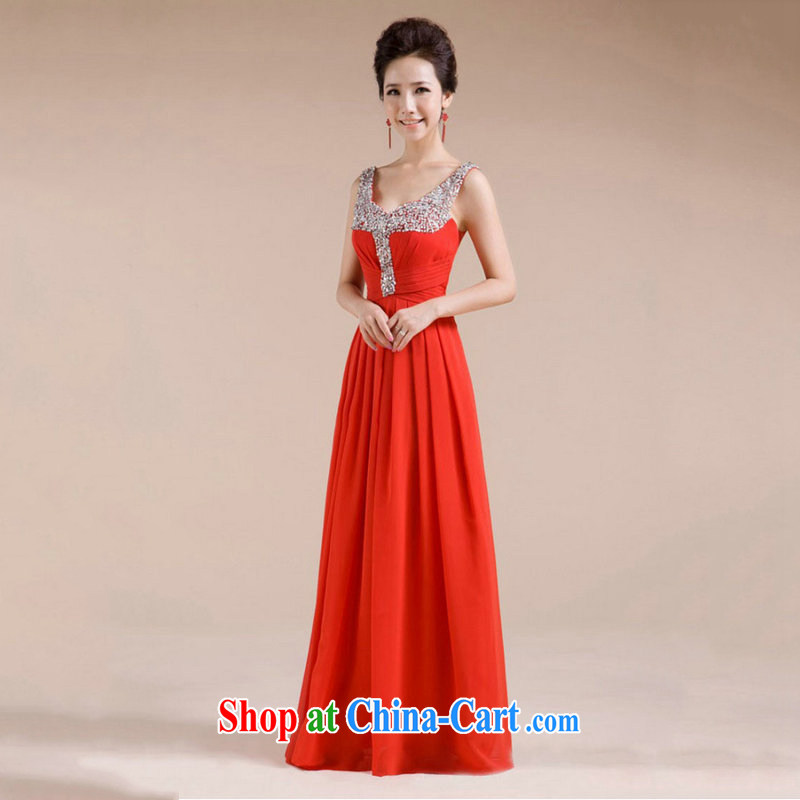 It is also optimized condolence new V collar design manual diamond jewelry sexy beauty dress XS 7139 red XXL, yet also optimize their swords into plowshares, and shopping on the Internet