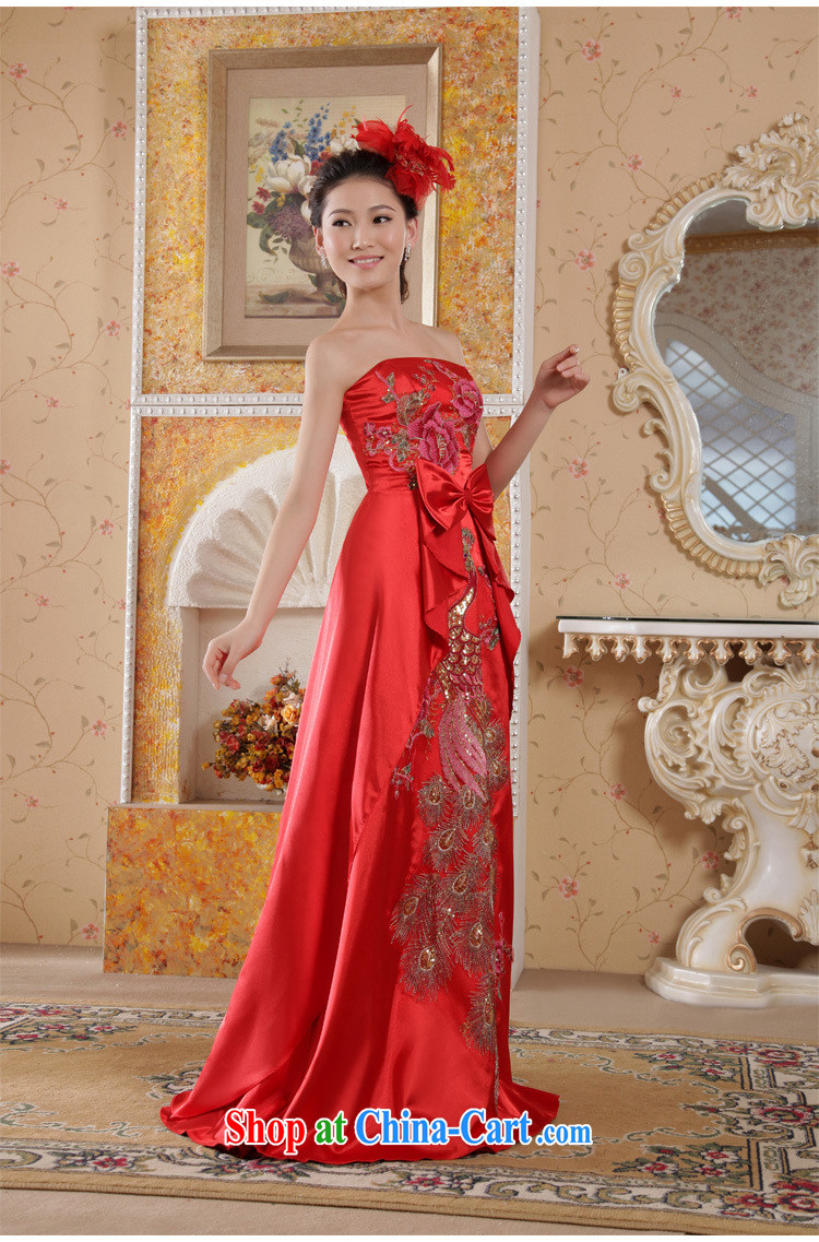 It is also optimized condolence new stylish bridal wedding dress uniform toasting red wedding dresses maternity wedding dresses XS 7110 red XXL pictures, price, brand platters! Elections are good character, the national distribution, so why buy now enjoy more preferential! Health