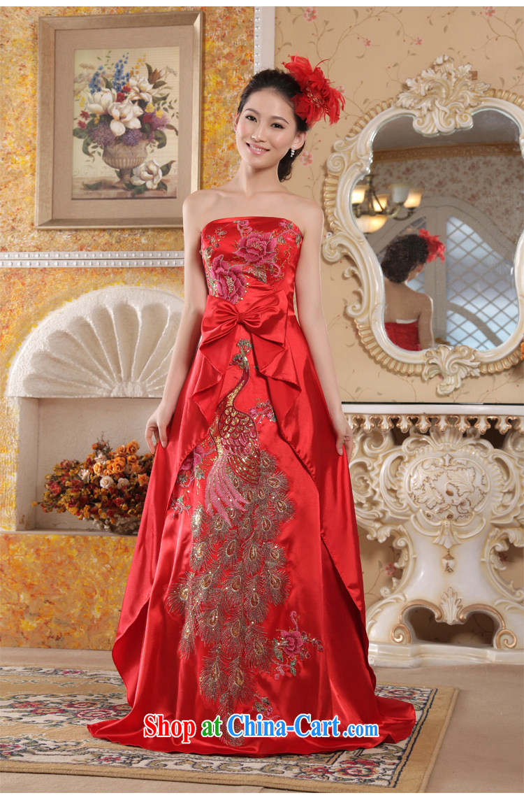It is also optimized condolence new stylish bridal wedding dress uniform toasting red wedding dresses maternity wedding dresses XS 7110 red XXL pictures, price, brand platters! Elections are good character, the national distribution, so why buy now enjoy more preferential! Health