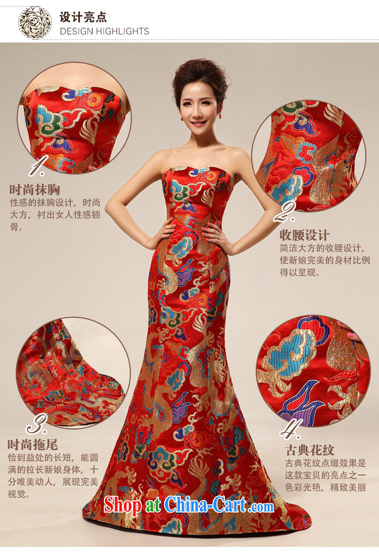 It is also optimized condolence new dragon robe dress marriages long dress XS 7107 red XXL pictures, price, brand platters! Elections are good character, the national distribution, so why buy now enjoy more preferential! Health