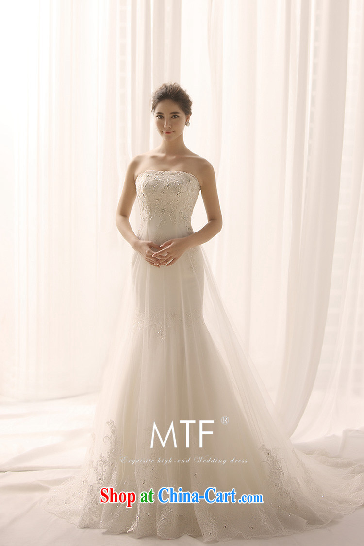 2015 new MTF Princess Mary Magdalene chest wedding tied with satin lace long-tail crowsfoot parquet drill retro Korean wedding s 1389 tail 100 173 cm - M pictures, price, brand platters! Elections are good character, the national distribution, so why buy now enjoy more preferential! Health
