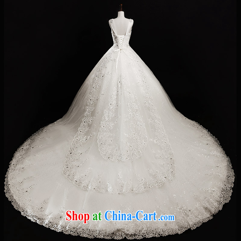Full court, Venice 2015 new wedding dresses s 21,442 parquet drill shoulder strap wipe chest luxurious tail shaggy tail 150 173 cm - M, full chamber-fang, and shopping on the Internet