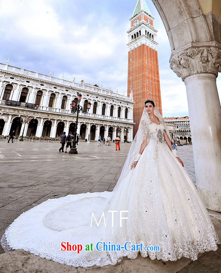Garden 2015 Venice new wedding dresses s 21,442 parquet drill shoulder with bare chest luxury tail shaggy tail 150 173 cm - M pictures, price, brand platters! Elections are good character, the national distribution, so why buy now enjoy more preferential! Health