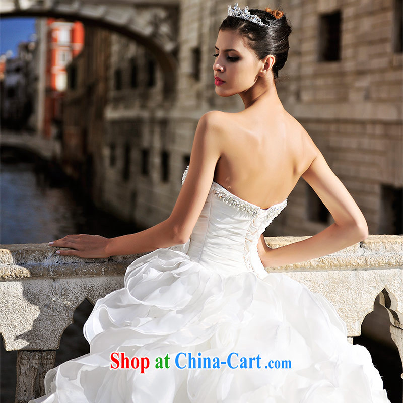 2015 full court, new MTF Venice only erase chest winter bridal dream wiped his chest large tail wedding S 21,450 80 CM tail 173 - M, garden, shopping on the Internet
