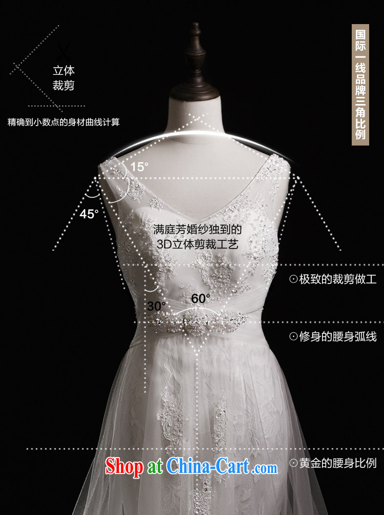 Garden 2015 new shoulder wiped his chest lace white bridal wedding S 21,430 crowsfoot tail wedding dresses-tail 100 CM 173 - M pictures, price, brand platters! Elections are good character, the national distribution, so why buy now enjoy more preferential! Health