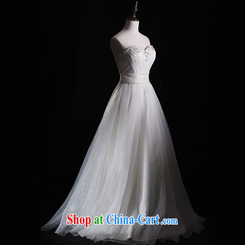 Garden 2015 new brides white wedding dresses S 1305 Mary Magdalene A chest with simple conventions, lace wedding white with paragraph 173 - M, garden, shopping on the Internet