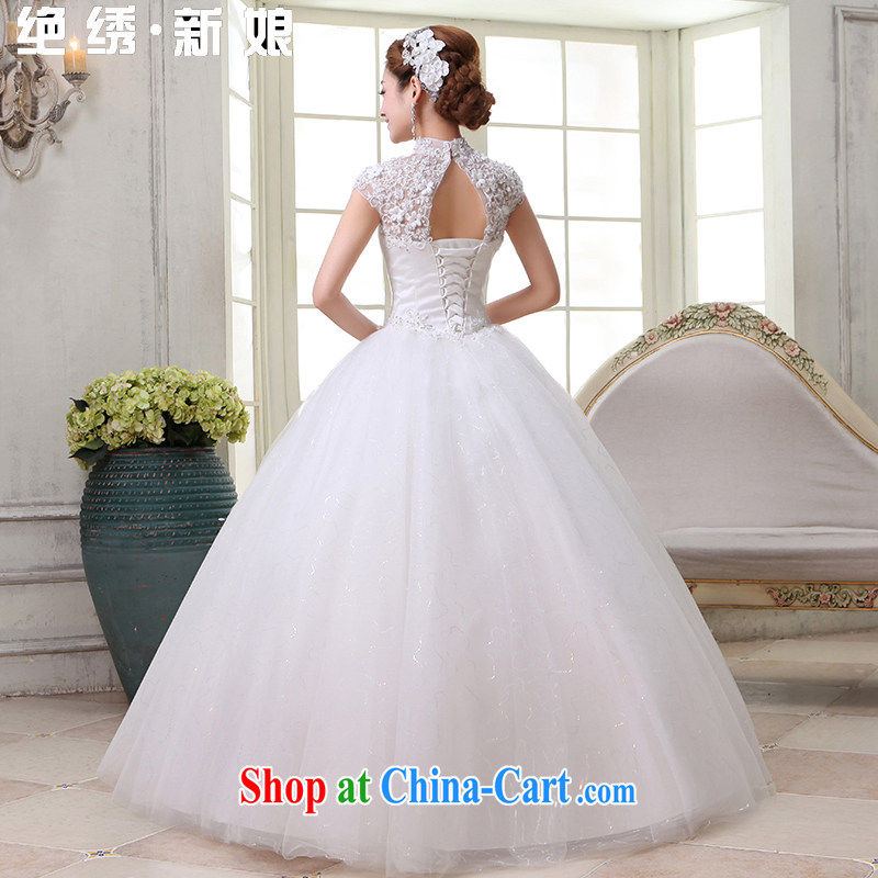 There is embroidery bridal 2015 New a Field double-pack shoulder bridal shaggy dress Korean-style is also graphics thin lace with wedding white XXXL Suzhou shipment, it is no embroidery bridal, shopping on the Internet