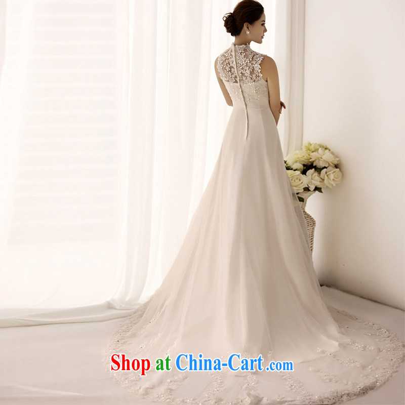 Garden 2015 new retro package shoulder wedding dresses S 1399 Mary Magdalene A chest with lace-tail bridal wedding ivory tail 50CM tailor, garden, and shopping on the Internet