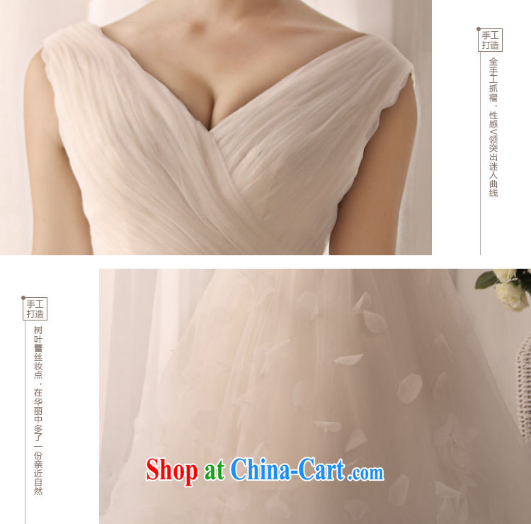 Garden 2015 new crowsfoot shaggy wedding dresses double shoulder straps, wedding sexy V collar S 1390 tail 50 CM tailored pictures, price, brand platters! Elections are good character, the national distribution, so why buy now enjoy more preferential! Health